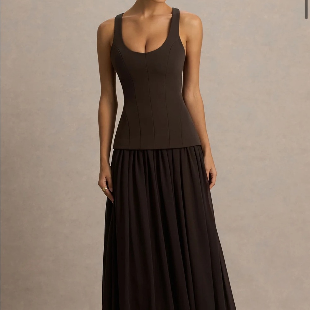 Elegant Brown Women's Skirt